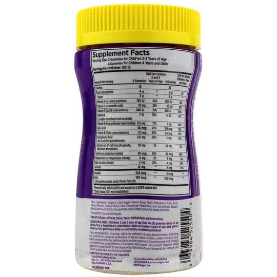 U-Cubes Children's Multivitamin & Mineral Gummies, SLG